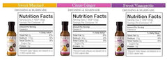Simple Girl Sweet Mustard label detail highlighting organic ingredients and clarity benefit
