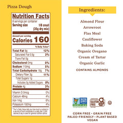Simple Mills mix powder with cauliflower and almond flour highlighting simple ingredients