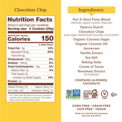 Simple Mills cookies served with milk illustrating snack pairing and enjoyment
