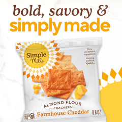 Simple Mills single snack pack close-up with convenient portion benefit