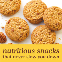Simple Mills stacked cookies next to a ruler for scale showing portion size benefit