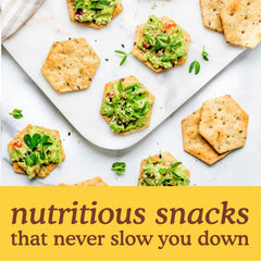 Simple Mills three-pack stacked to show quantity and convenience for pantry stocking