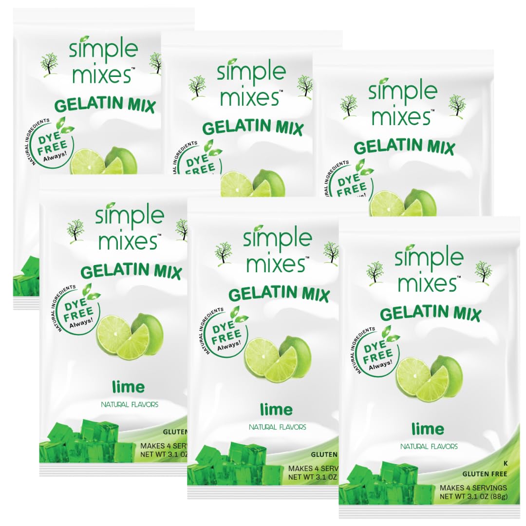 Simple Mixes front packaging showing lime box and clear benefits