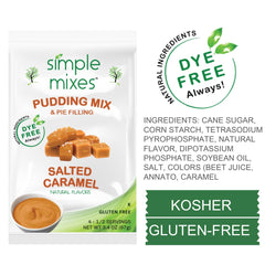 Simple Mixes close-up of smooth pudding texture highlighting creamy consistency