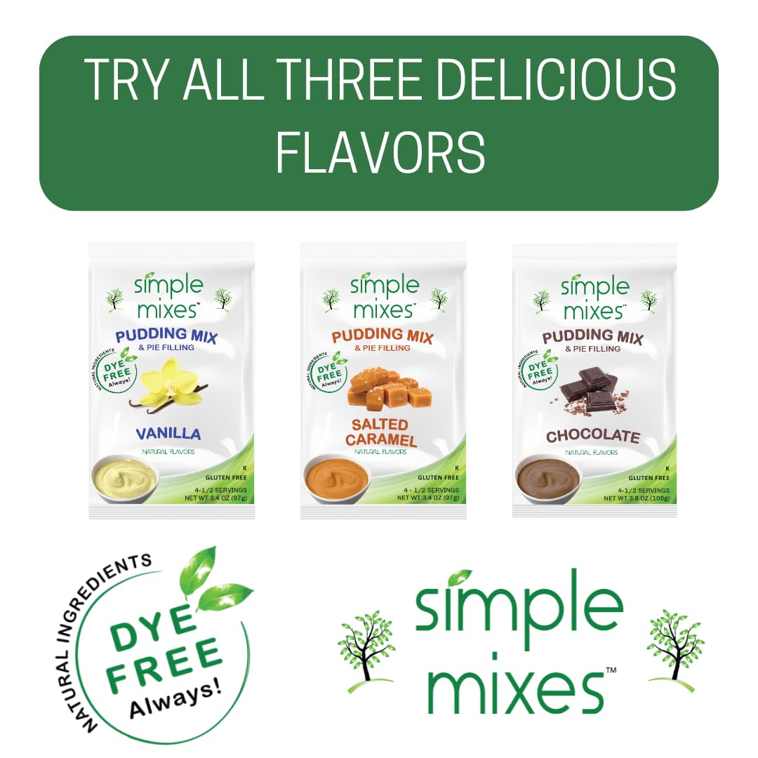 Simple Mixes ingredient panel and kosher gluten-free labels highlighting dietary info
