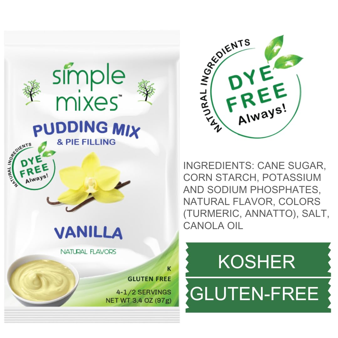 Simple Mixes open carton powder texture ready to mix for fast dessert prep