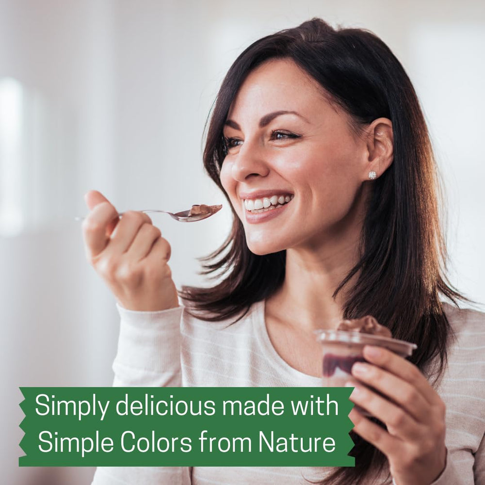 Simple Mixes prepared vanilla pudding in bowl demonstrating creamy ready-to-serve dessert