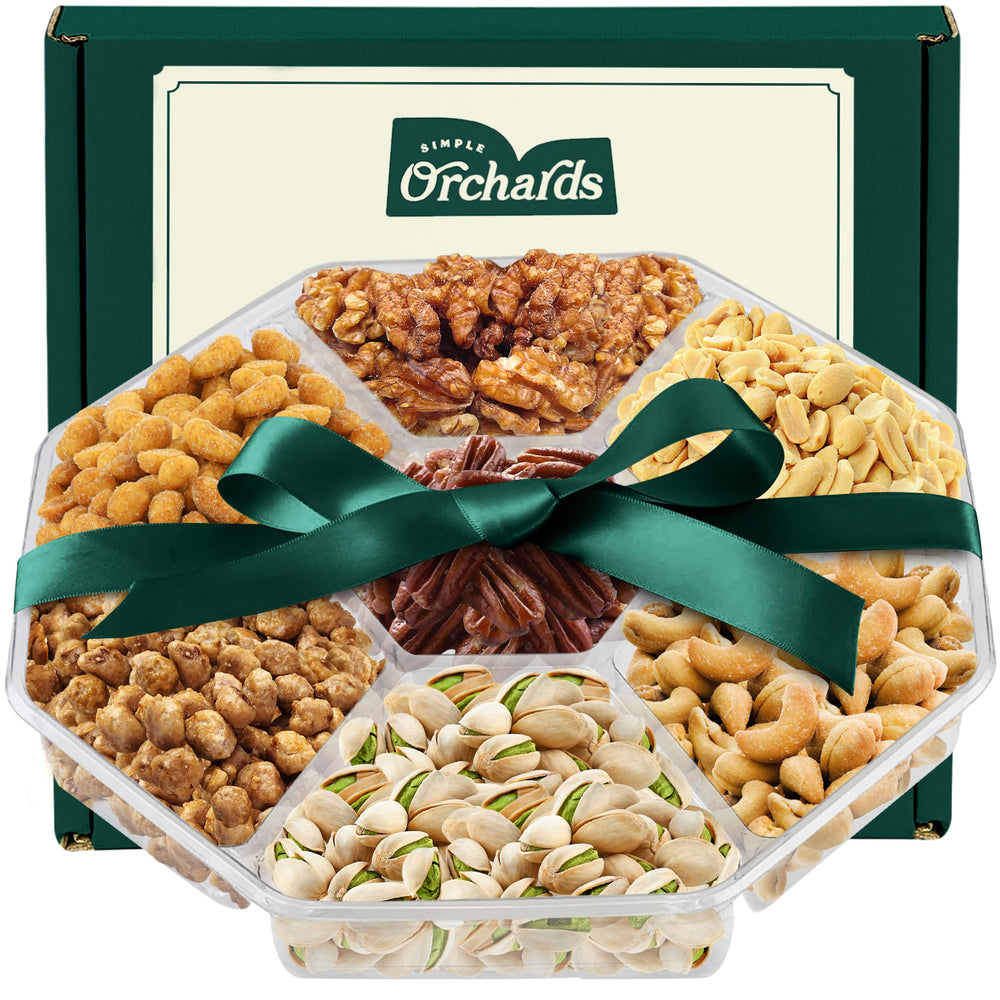 Simple Orchards basket front packaging showing elegant gift presentation and appeal