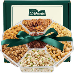 Simple Orchards basket front packaging showing elegant gift presentation and appeal