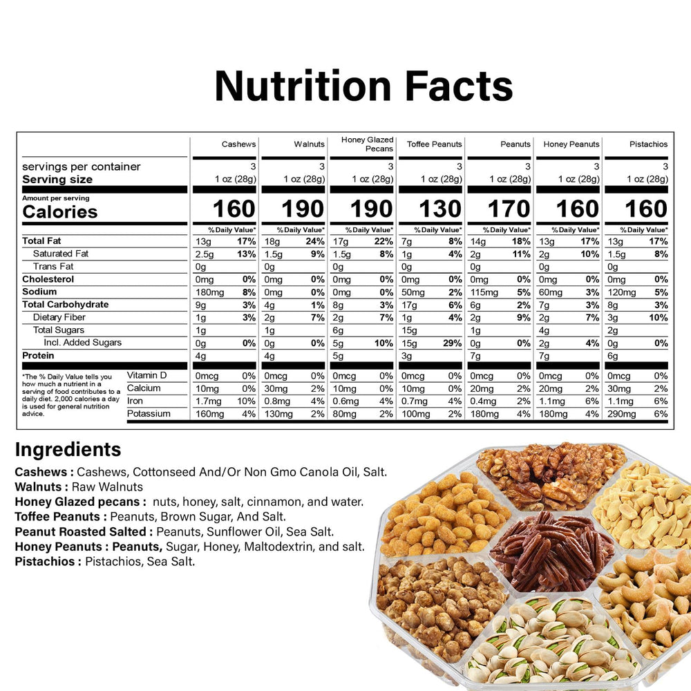 Simple Orchards section label and ingredients tag showing clear allergen information
