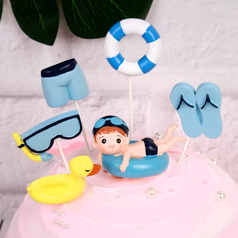 Simple polymer toppers beside a coin to show scale and easy placement on cakes