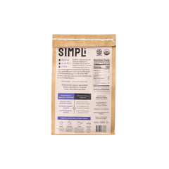 SIMPLi close-up of black lentil texture highlighting uniform grains and color