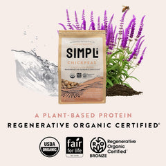 SIMPLi creamy cooked hummus bowl showing smooth result benefit
