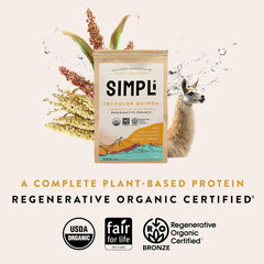 SIMPLi cooked quinoa in a bowl offering fluffy texture and protein-packed benefit