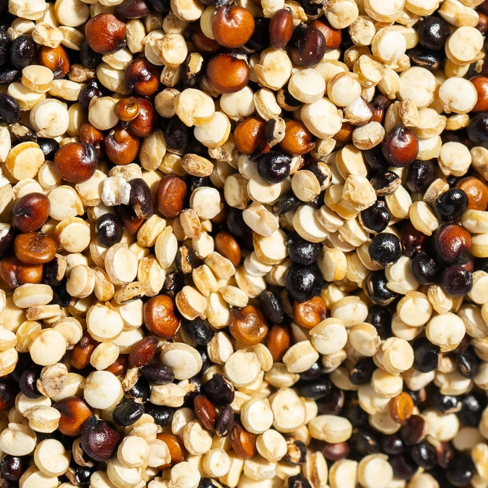 SIMPLi quinoa on a kitchen scale comparing portion size for accurate meal planning benefit