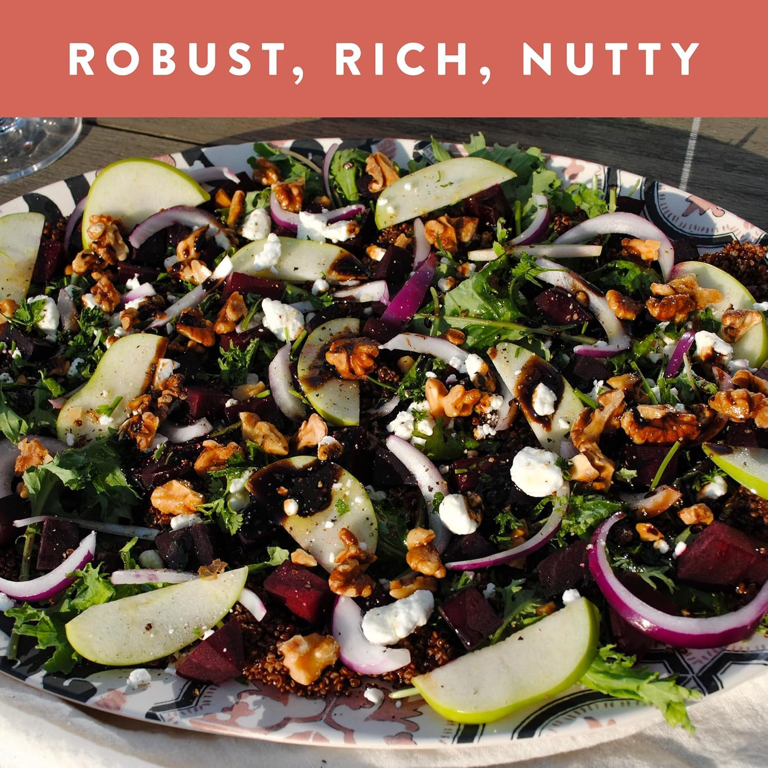 SIMPLi cooked red quinoa in pot ready to serve, fast weeknight benefit