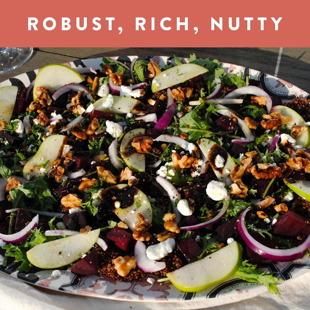 SIMPLi cooked red quinoa in pot ready to serve, fast weeknight benefit