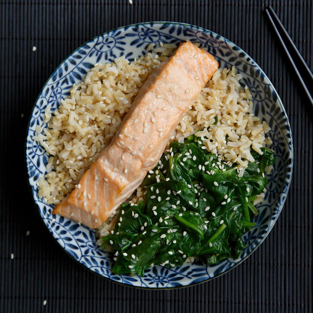 Simply Asia broth surface texture close-up showing rich color and silky consistency benefit