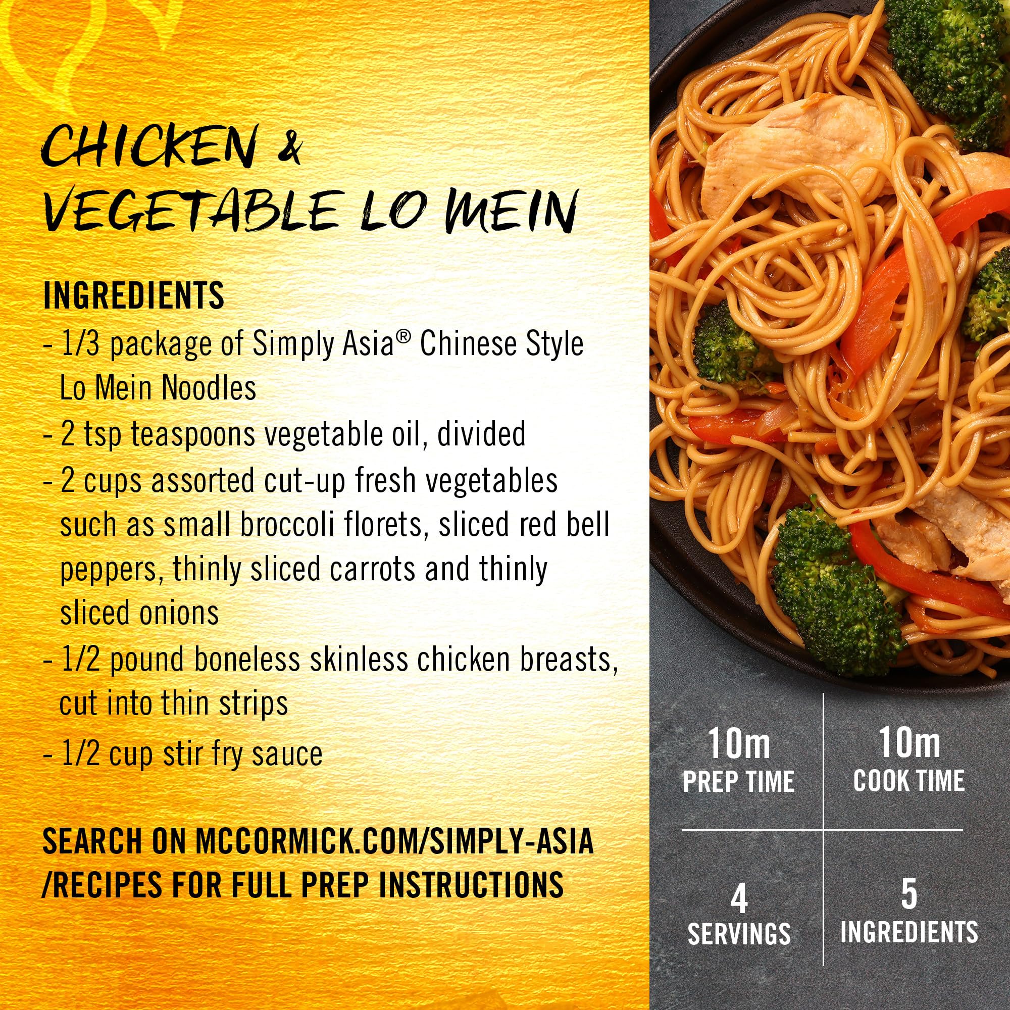 Simply Asia portion comparison with fork and plate for serving size