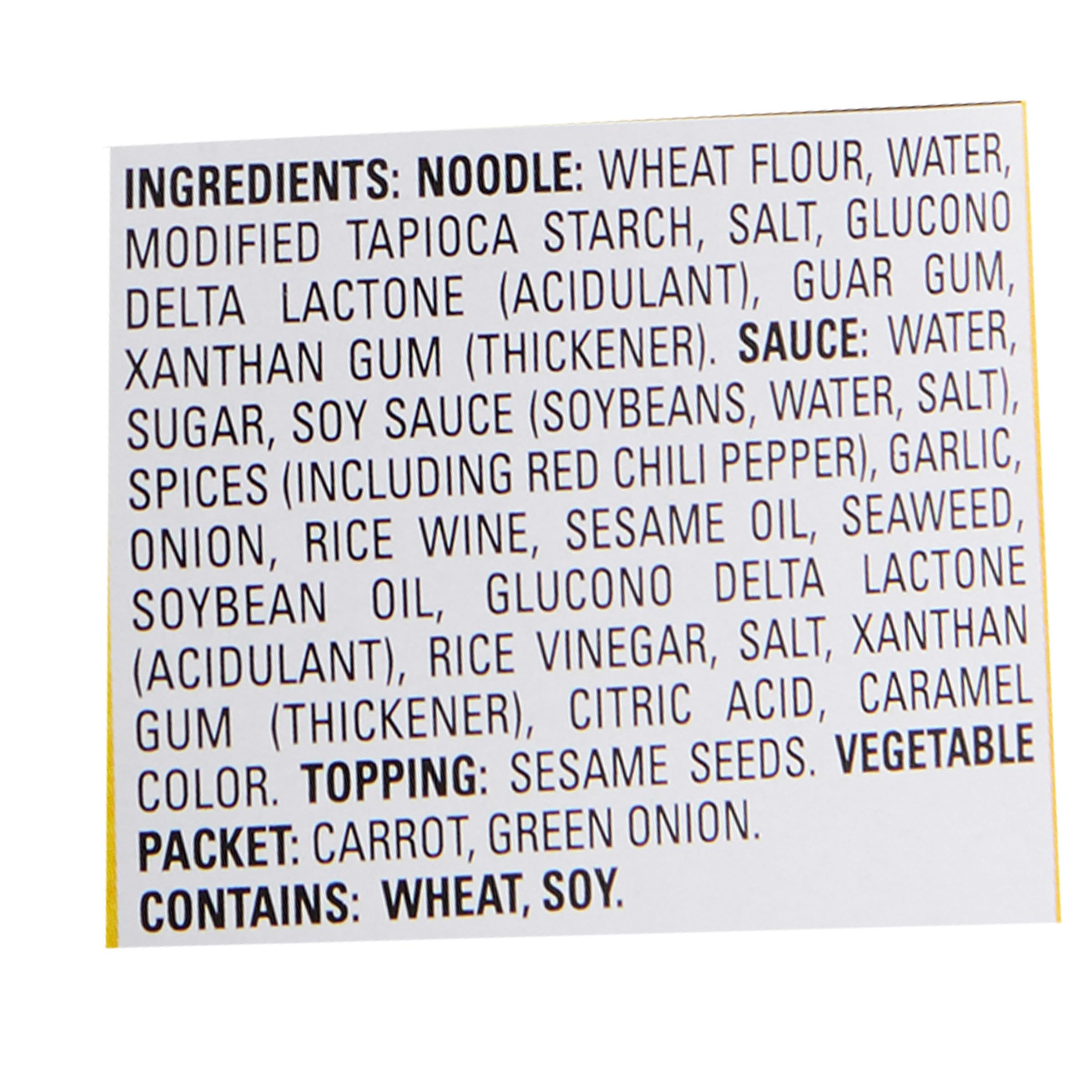 Simply Asia back label close-up of ingredients and nutrition for informed choices