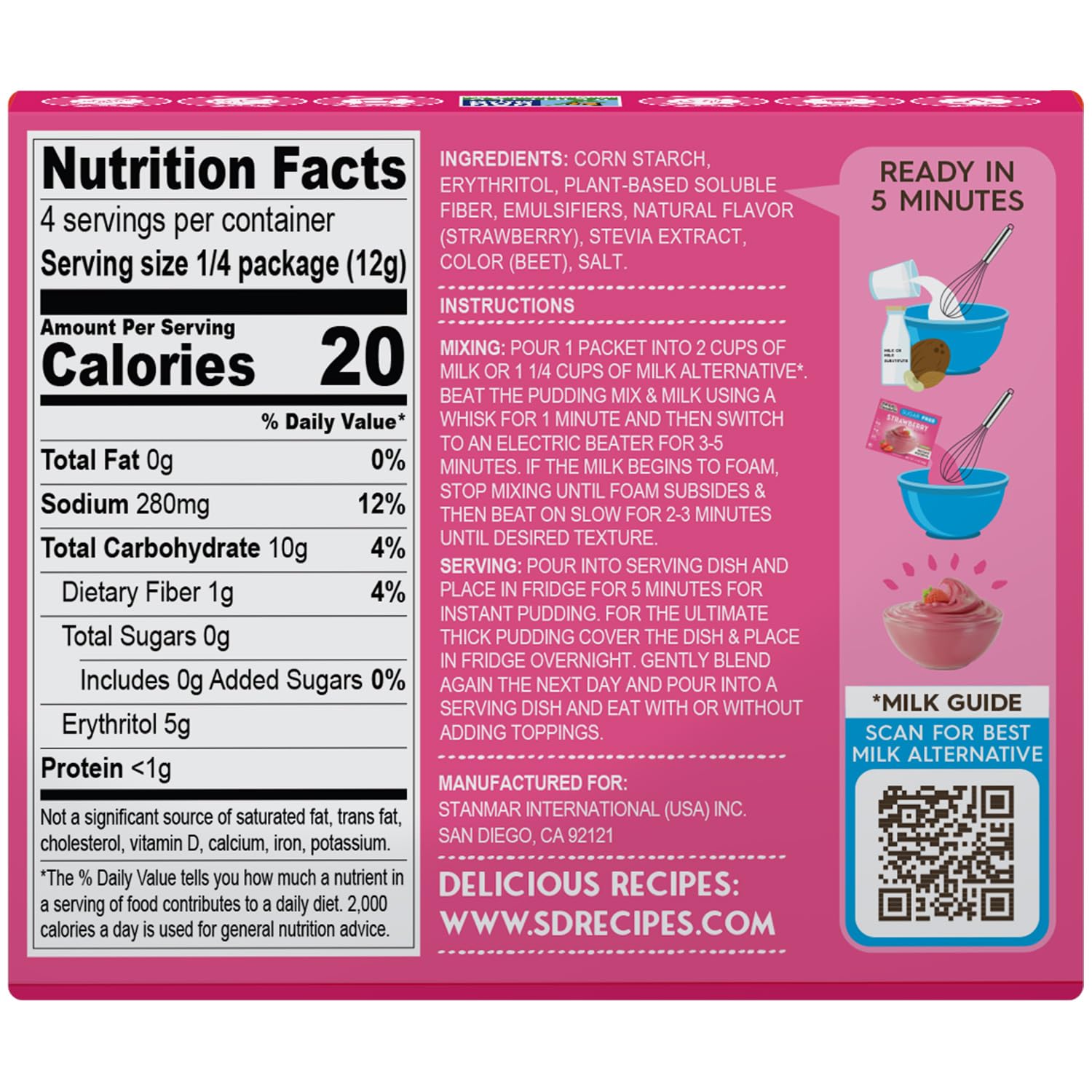 Simply Delish single packet held in hand highlighting quick single-serve preparation