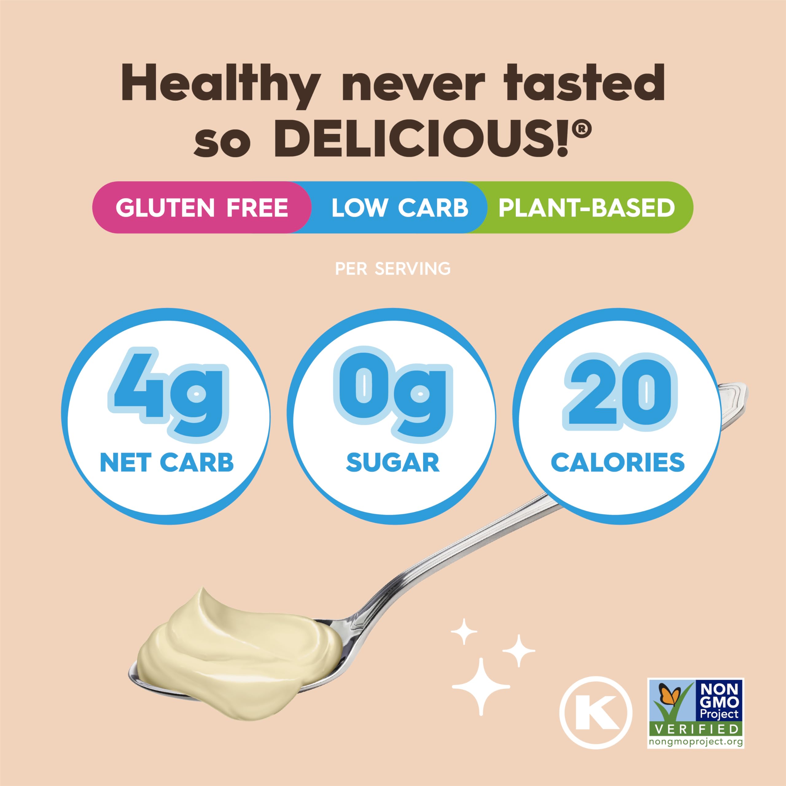 Simply Delish prepared vanilla pudding in bowl ready to eat and low calorie