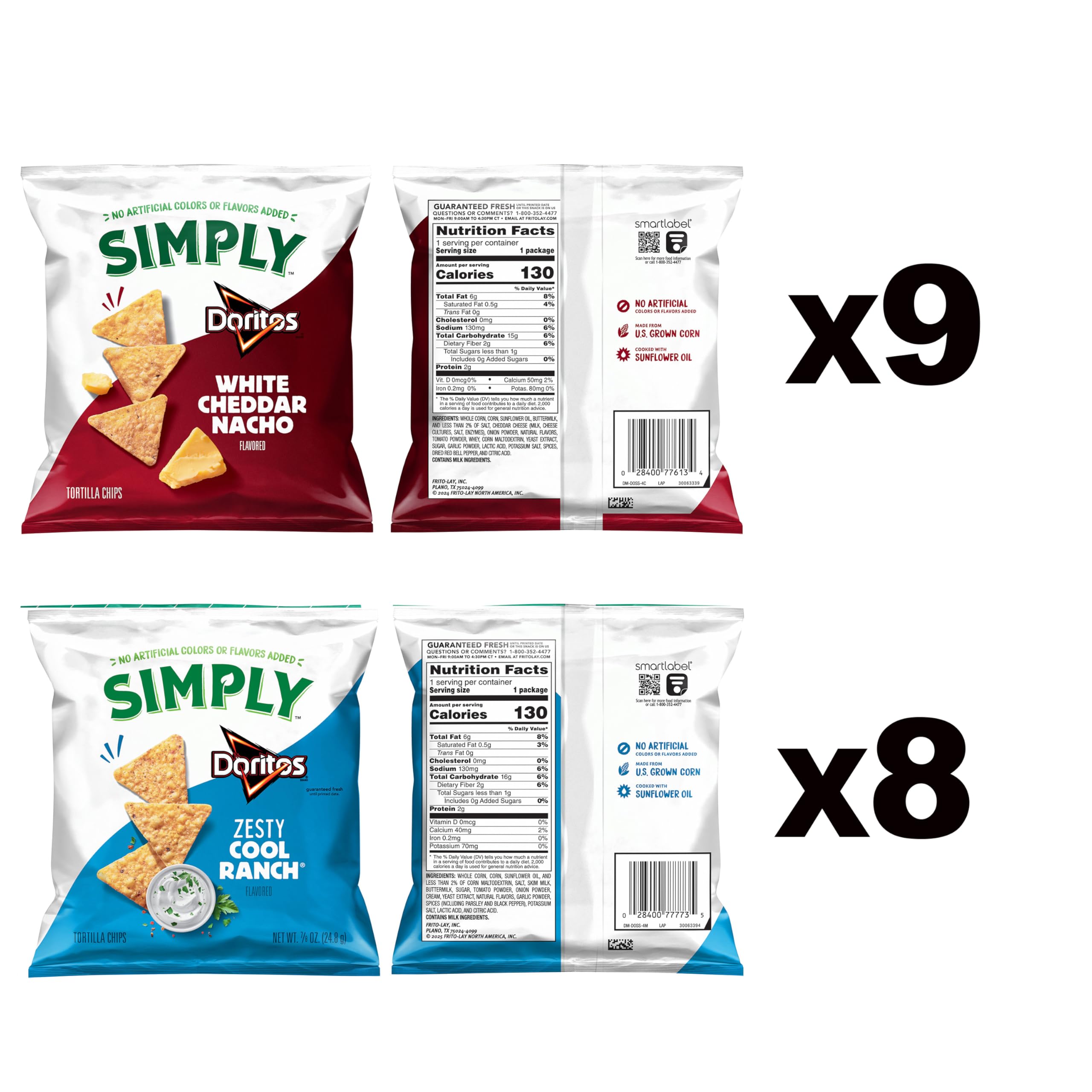 Simply White Cheddar bag close-up highlighting bold cheddar flavor