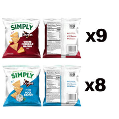 Simply White Cheddar bag close-up highlighting bold cheddar flavor
