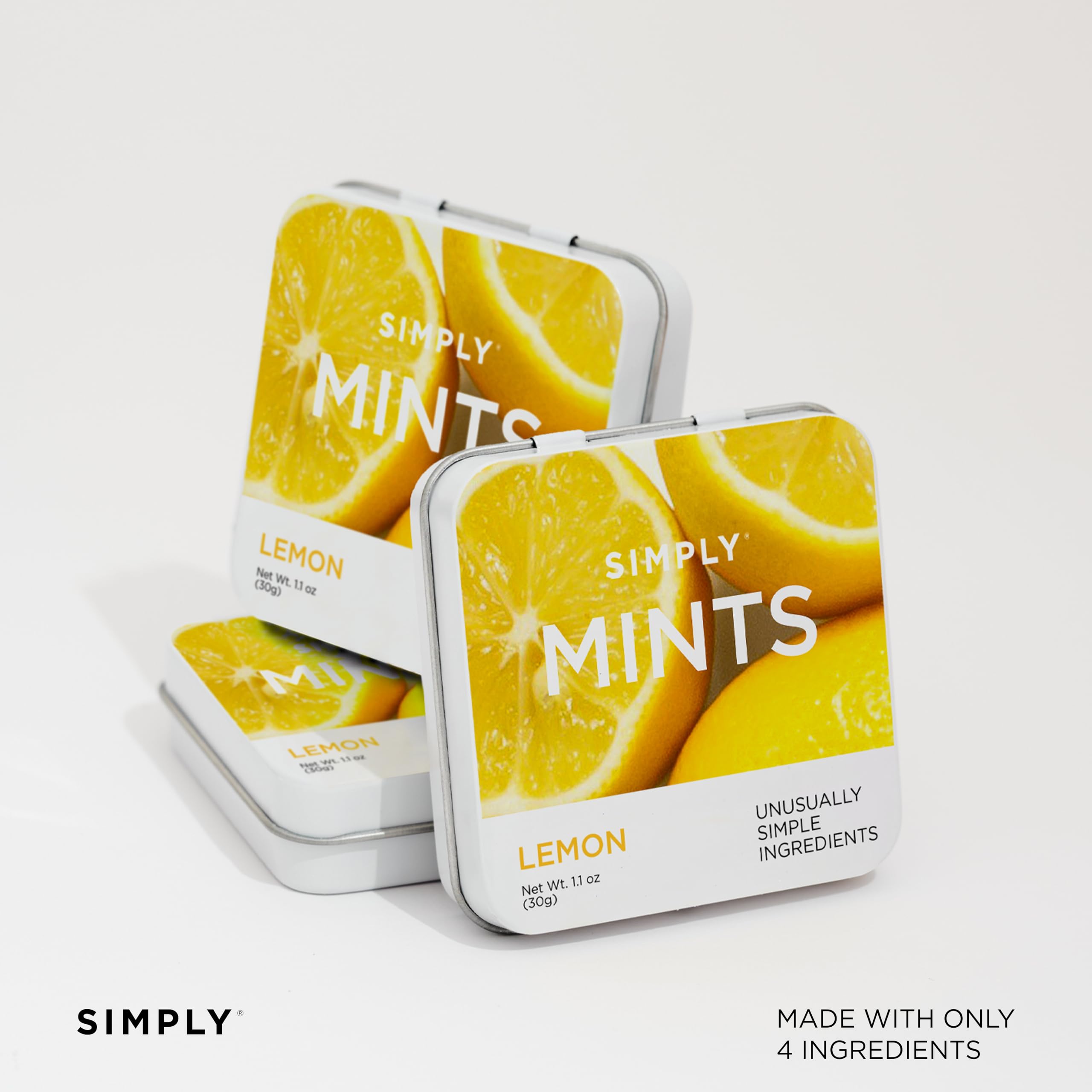 Simply Gum ingredients label detail emphasizing clean ingredients and transparency