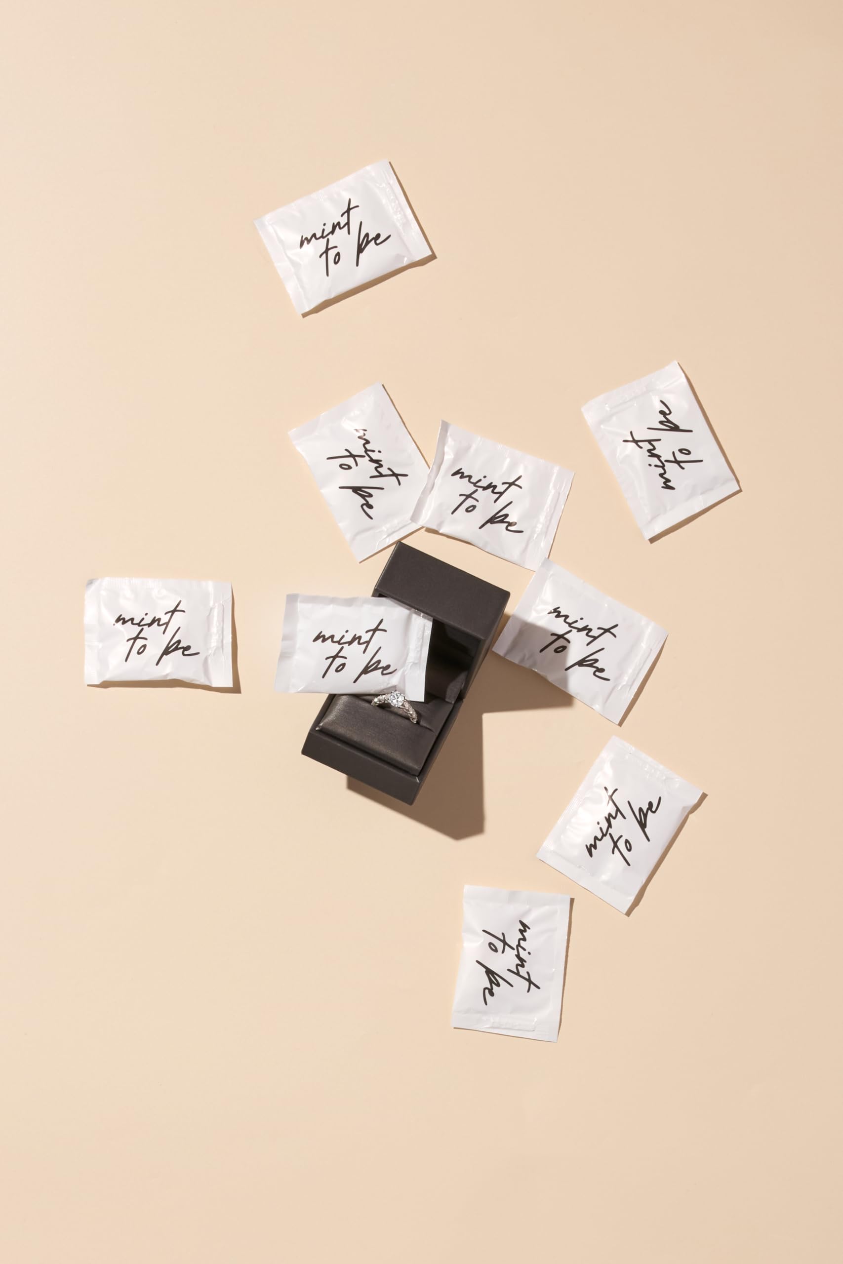 Simply Gum packet held in hand to show compact size and easy portability