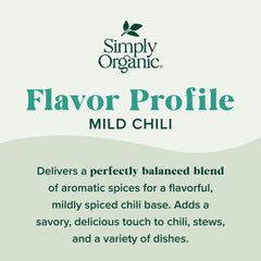 Simply Organic spoonful of seasoning showing spices and texture for flavor benefit