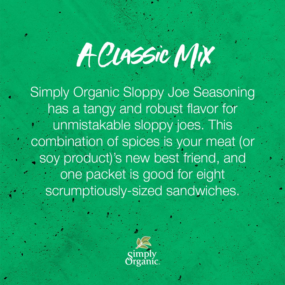 Simply Organic packet beside organic spices and tamari to display ingredient transparency