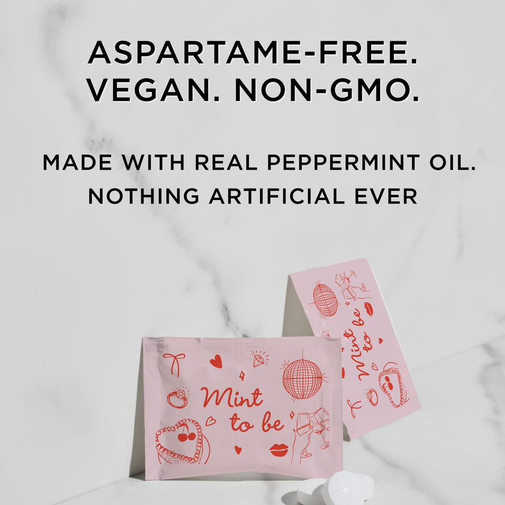 Simply brand ingredient label close-up highlighting real peppermint oil