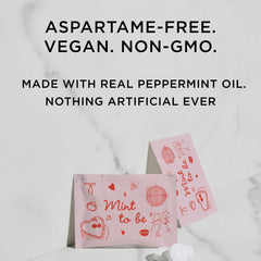 Simply brand ingredient label close-up highlighting real peppermint oil