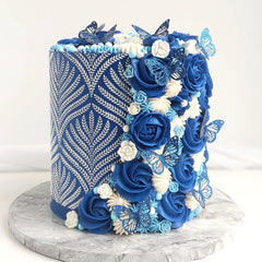 SIMPLY SUCRÉ flower placed on cupcake showing instant decorative upgrade — professional look