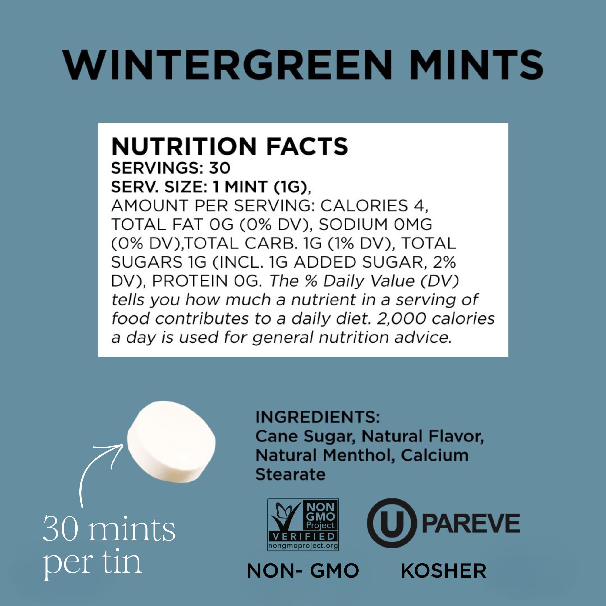 Simply brand label close-up showing clean ingredient transparency