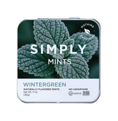Simply brand six tins front view showing compact travel benefit