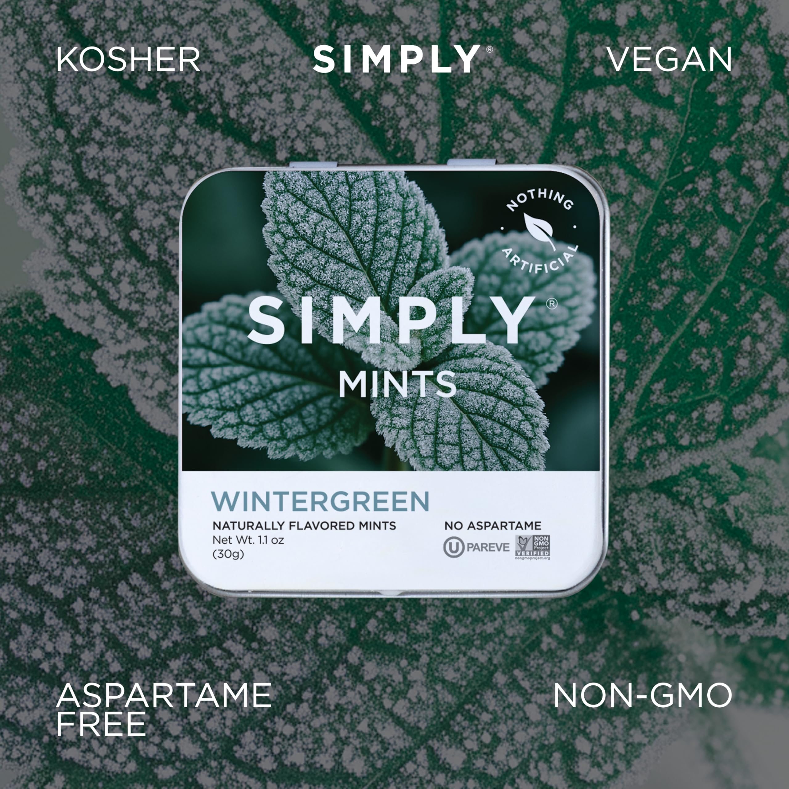 Simply brand tin inside purse demonstrating convenient portability