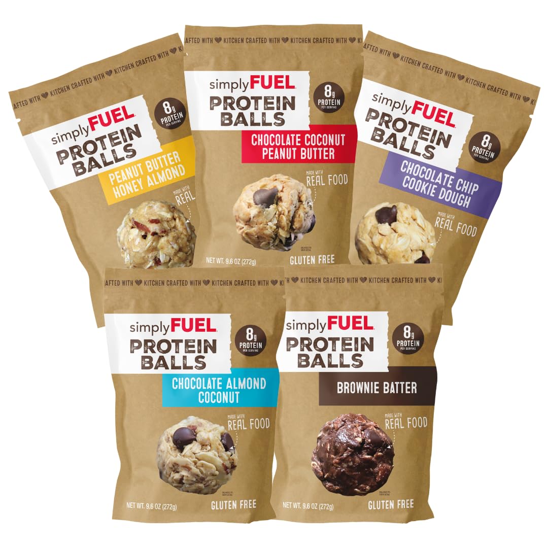 simplyFUEL front packaging showing variety pack for portable nutrition