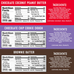 simplyFUEL opened pouch with protein balls visible, convenient grab-and-go benefit
