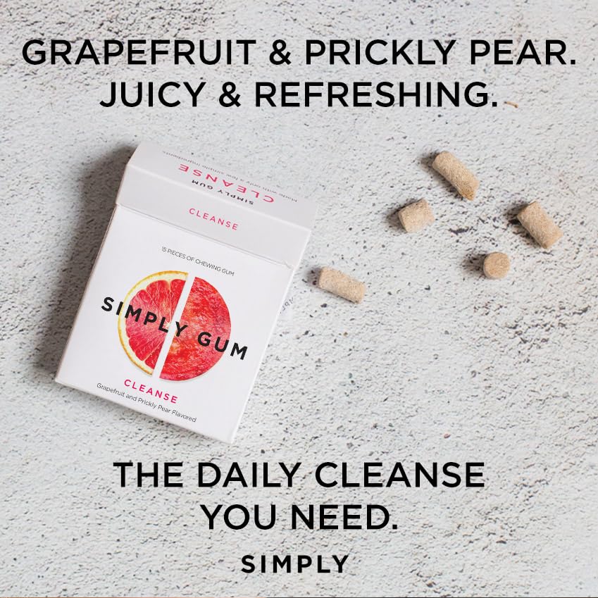 Simply Gum being chewed outdoors for refreshing on-the-go benefit