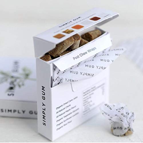 Simply Gum made in USA stamp on box showing local production and quality benefit