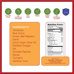 Simrancooks jar open with spoon of sofrito, shows convenient ready-to-use texture