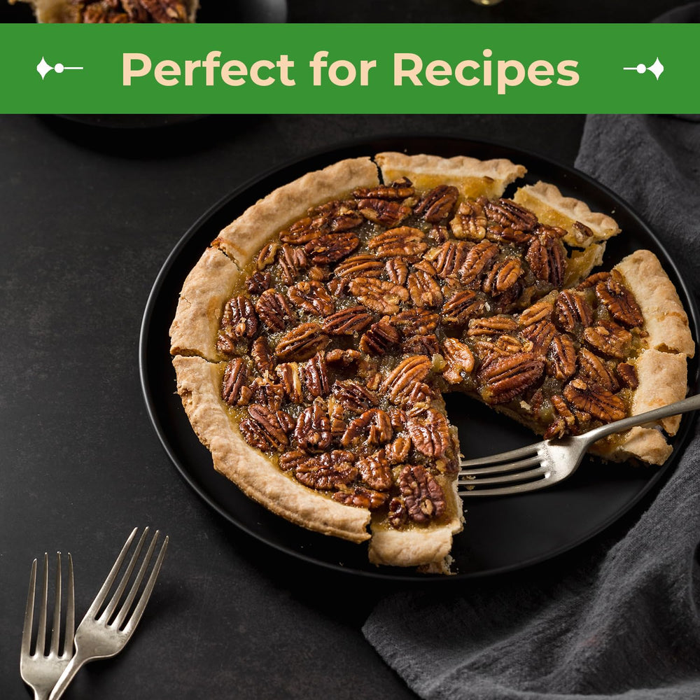 Sincerely Nuts pecans in baking setup demonstrating easy use in recipes
