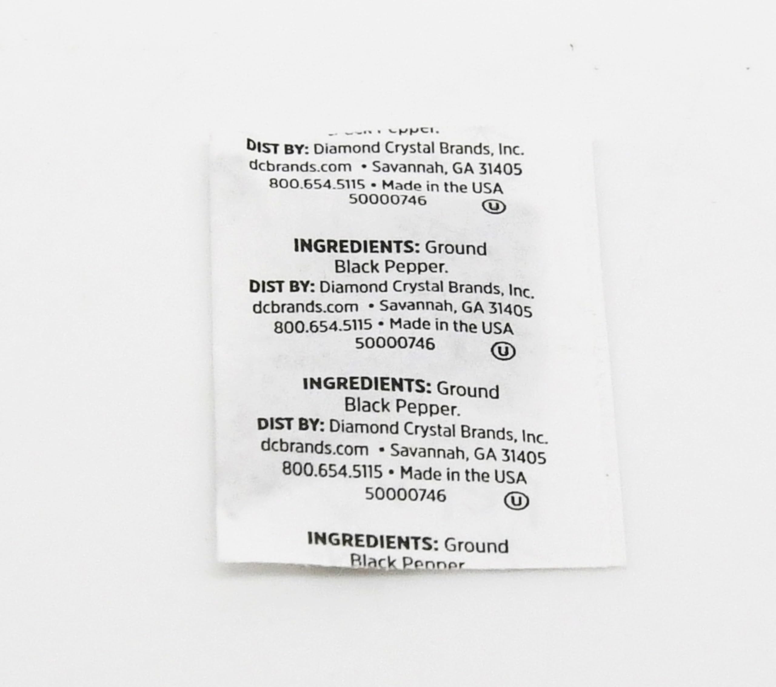 Single Serv packets included with takeout meal showing fresh seasoning on demand