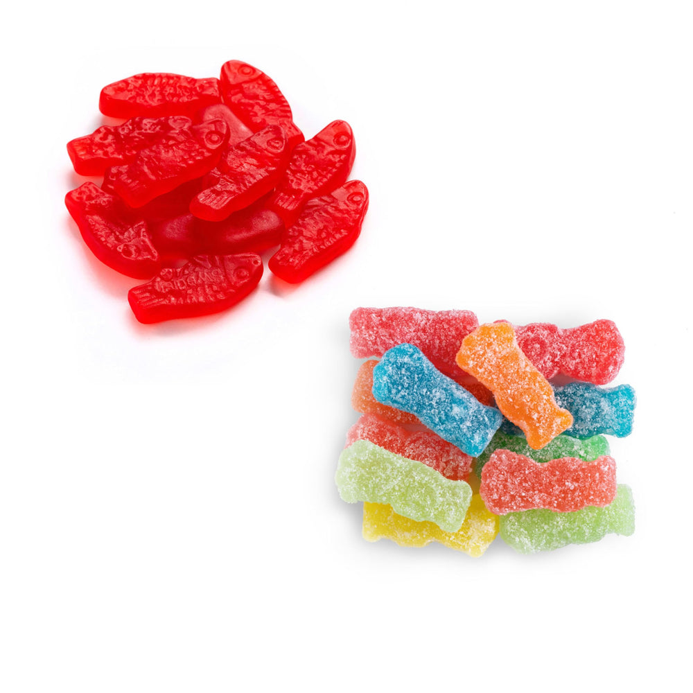 Hand holding a single snack pack demonstrating SOUR PATCH KIDS portability and convenience