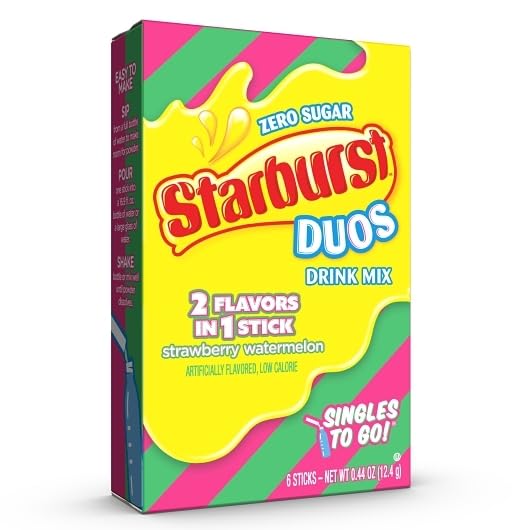 SINGLES TO GO! front packaging showing six boxes and brand logo, highlights convenience