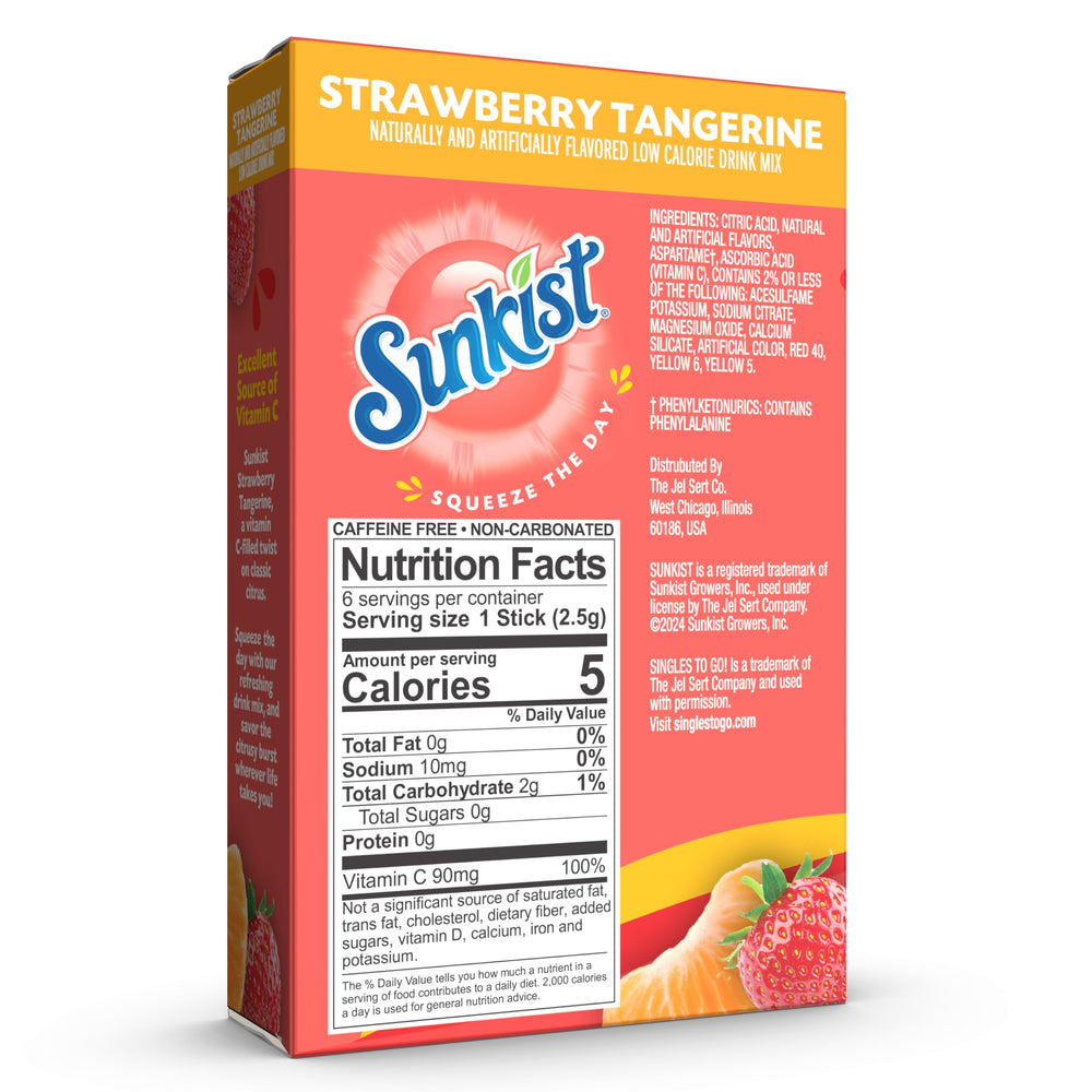 SINGLES TO GO! opened single-serve stick ready to pour for convenient use