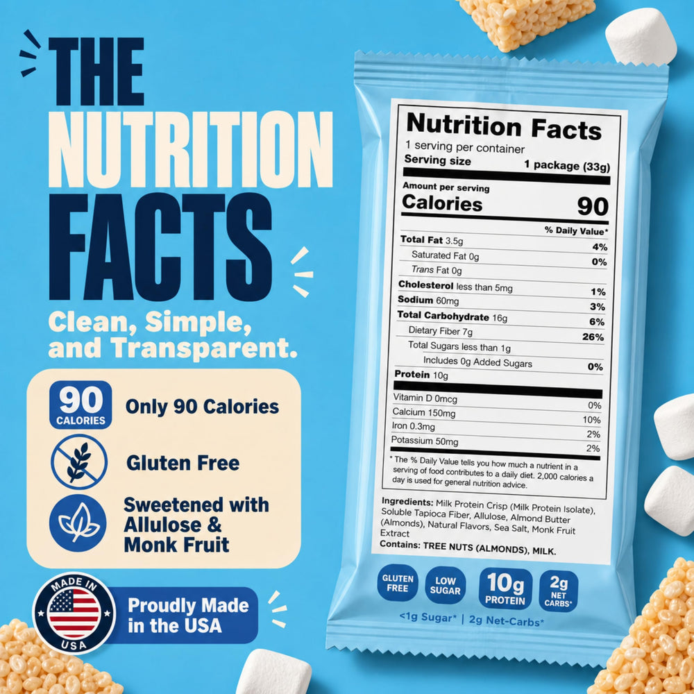 Box of eight Sinless Snacks bars emphasizing convenient multi-pack