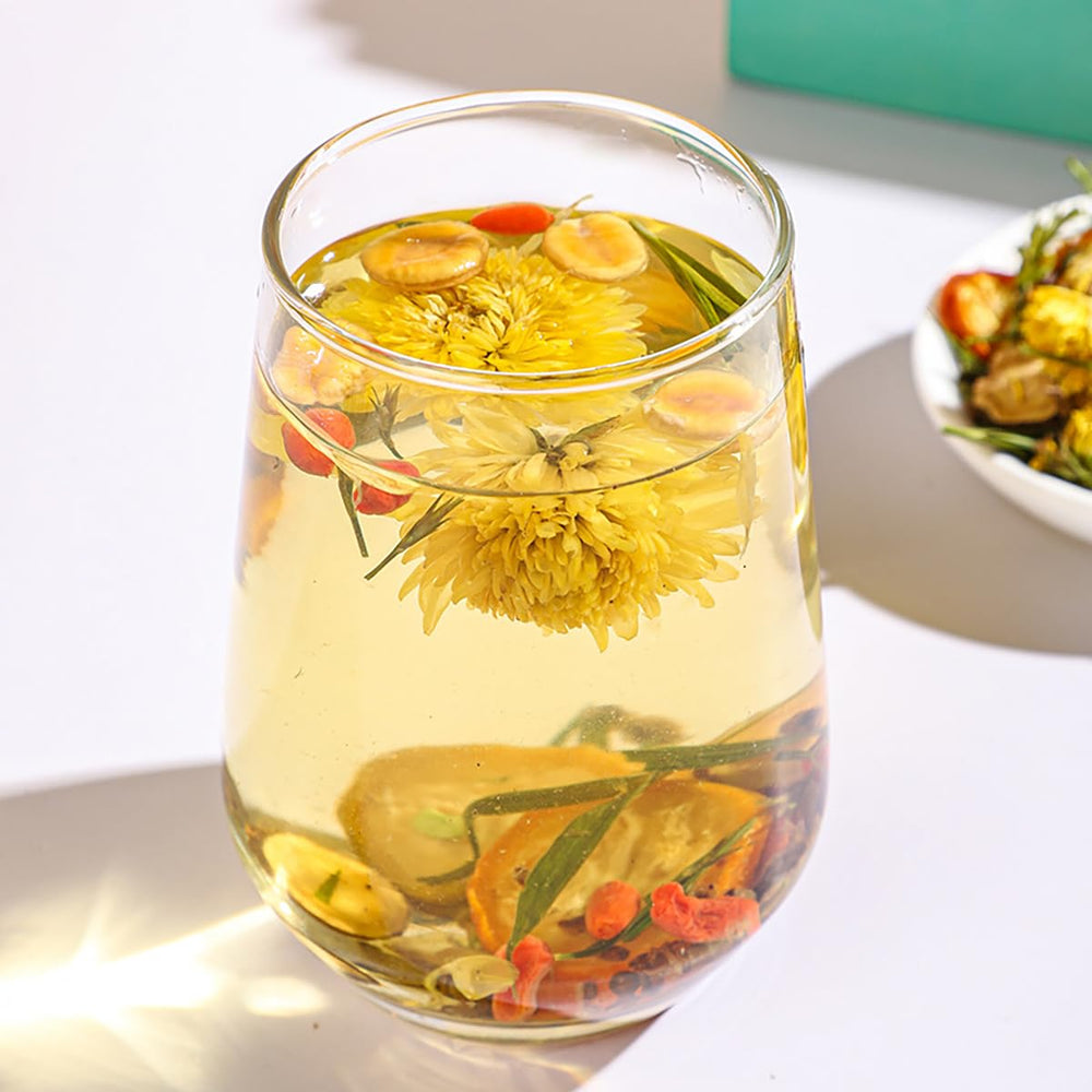 SIRDIKA brewed cup with deep amber tea demonstrating rich color and full flavor